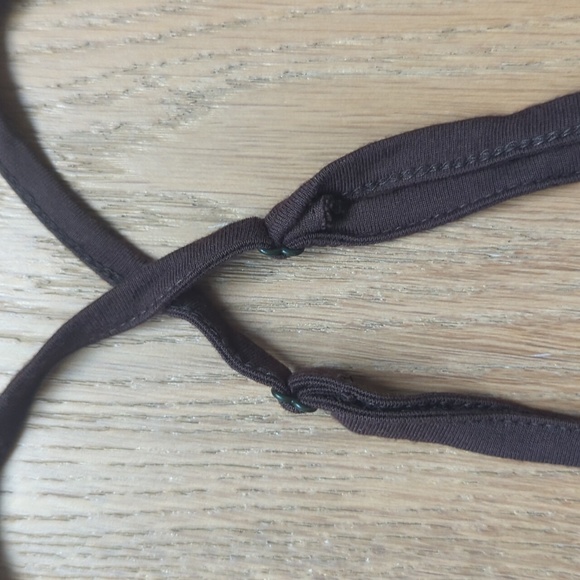 Bedo Cross-back Tank in Brown and Gold Size S - Picture 4 of 6